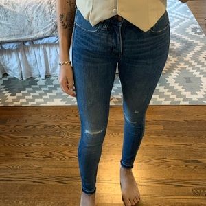 Super skinny Madewell jeans size 25